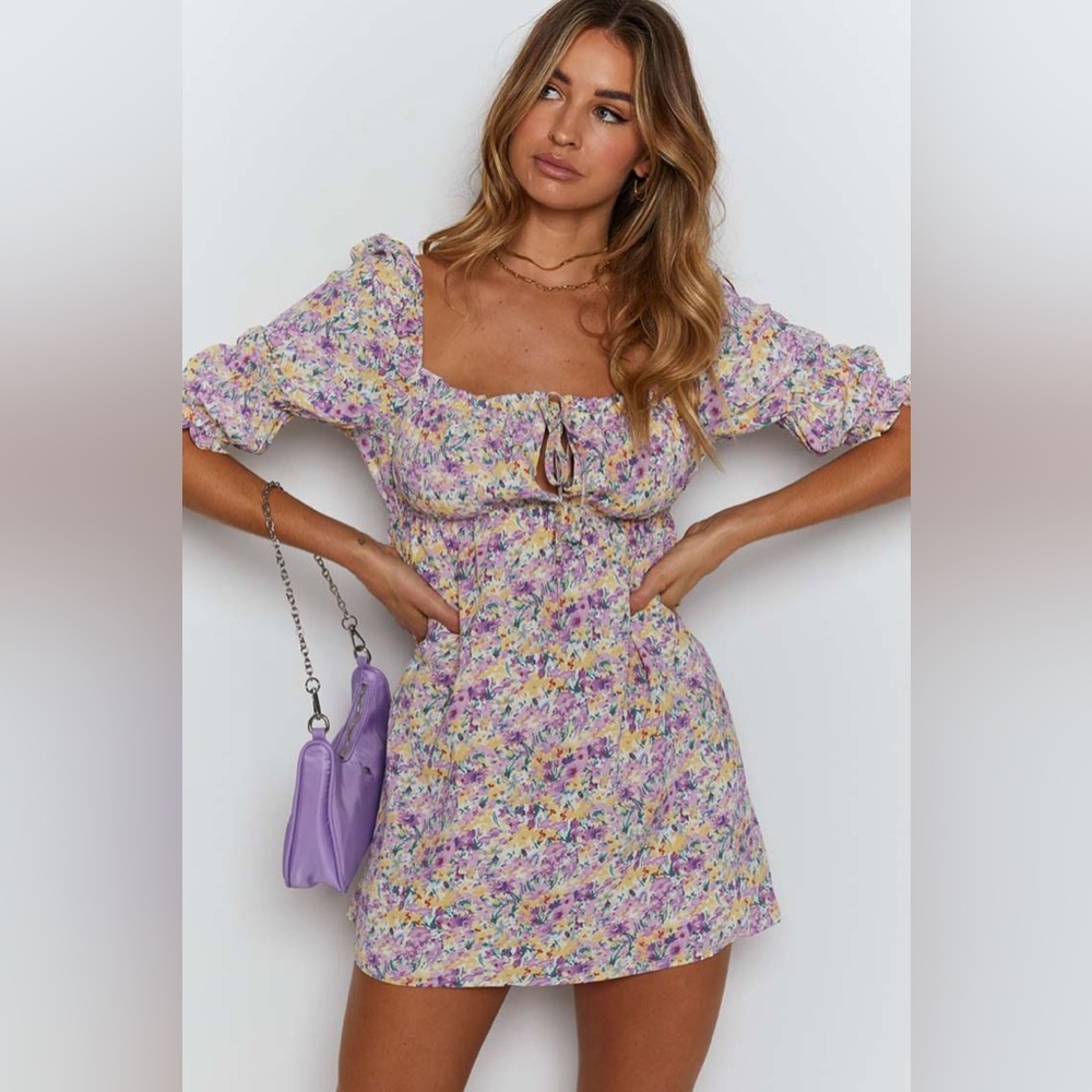 SDNYS Sicily Dress Lilac Floral
